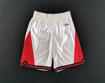 Asics Shorts Vintage Asics Shorts Pants Made In Japan Activewear Waist 29-36 Inches