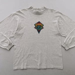 Maglietta Quiksilver Vintage anni &#39;90 Maglietta con logo Quiksilver Made In USA Taglia M
