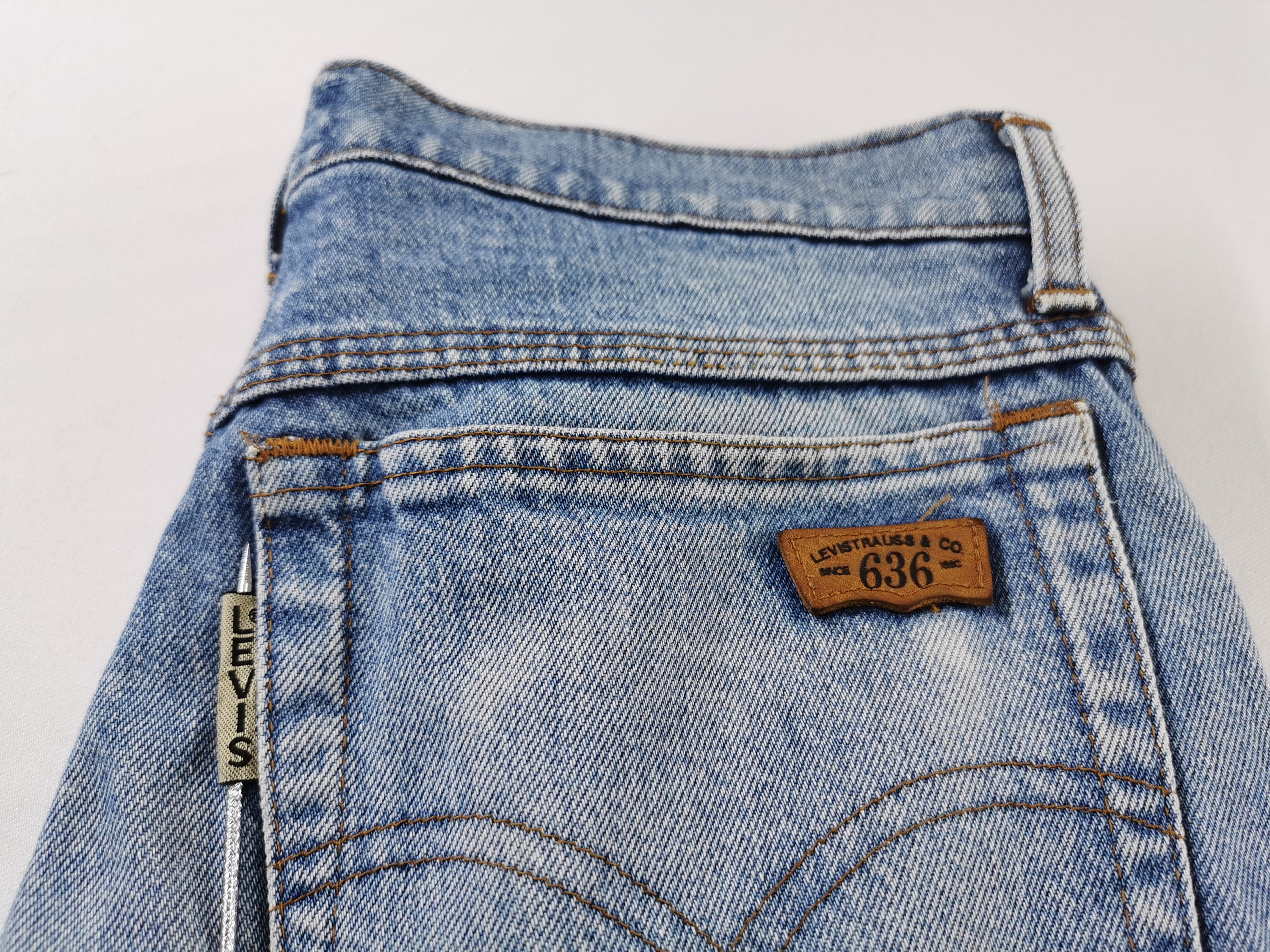 Levis Jeans Distressed Vintage Levis 636 Denim Levis 636 Made | Etsy