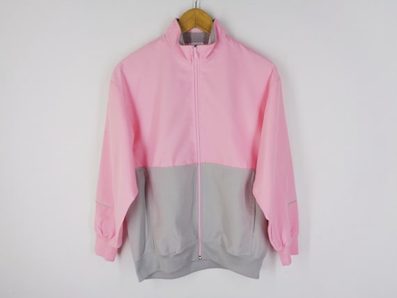 champion windbreaker pink