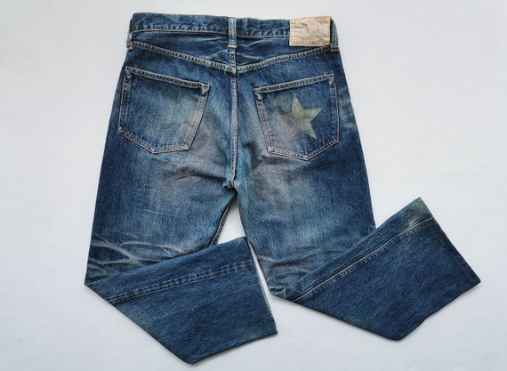 Sugarcane Lot 901 Jeans Distressed Size 33 Sugar Cane Lot 901 