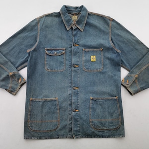 ビンテージ BLUE BELL WORK JACKET DEADSTOCK Vintage 60s Wrangler Blue Bell Denim Farm Workwear Chore