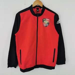 Adidas Jacket Adidas Windbreaker Adidas Tokai Sports Football Club Windbreaker Jacket Size S/M