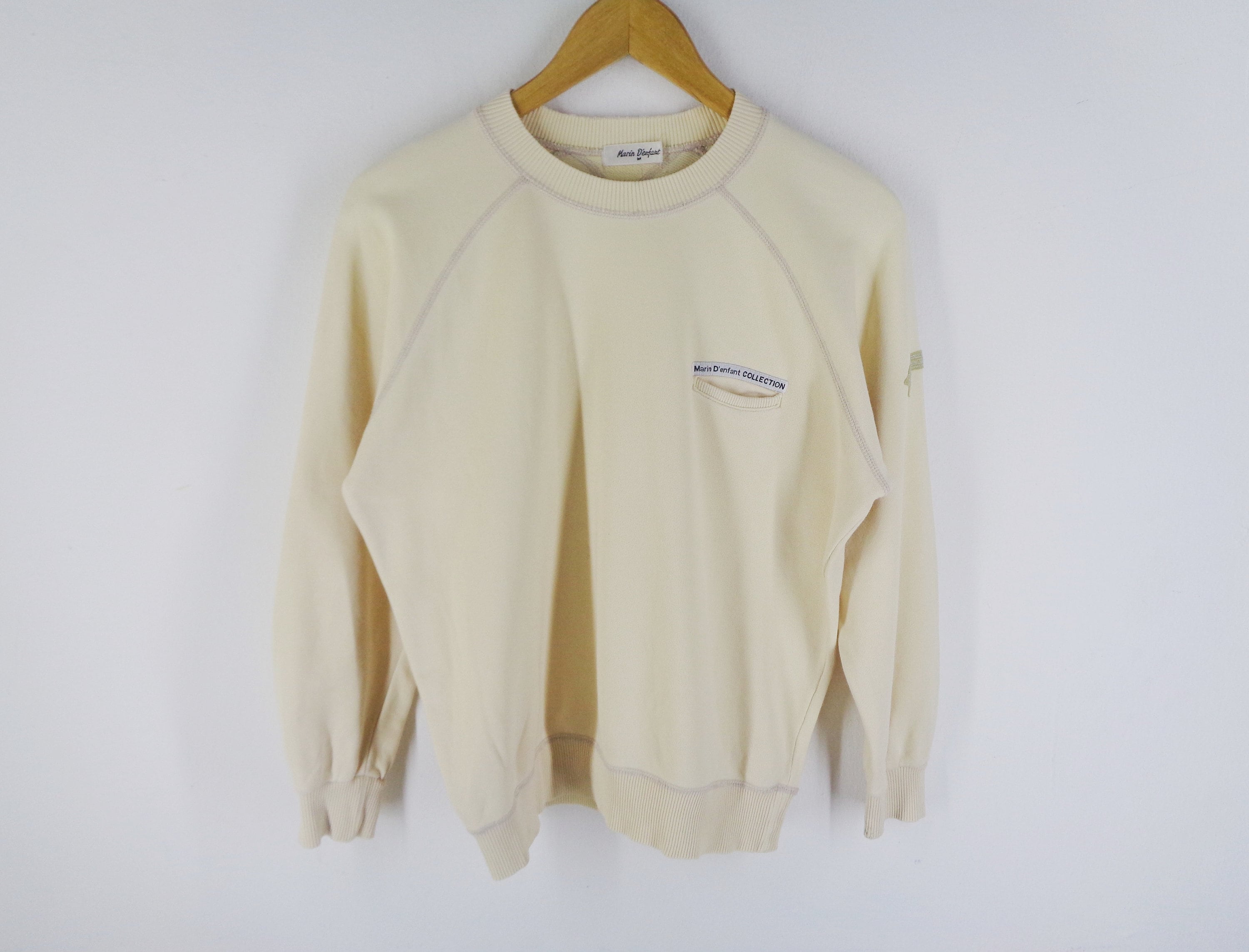 WAI KEI Marine aplique vintage sweatshirtsマリン男女共用 Vintage 1960's 3rd Marine Corps Division Vietnam Sweatshirt
