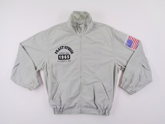 Pract Studio Jacket Vintage Pract Studio Windbreaker 90s
