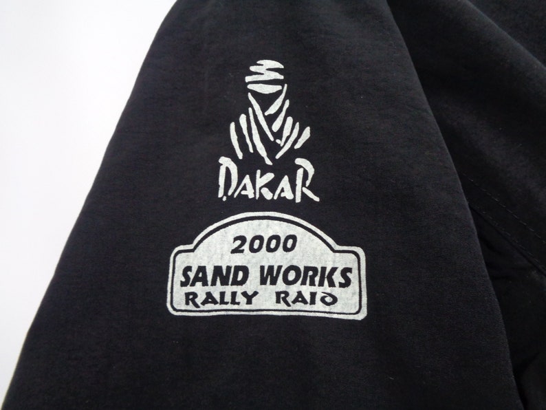 Dakar Rally Jacket Vintage Dakar Sand Works Project Rally Raid by Toyo Tire Jacket Size LL