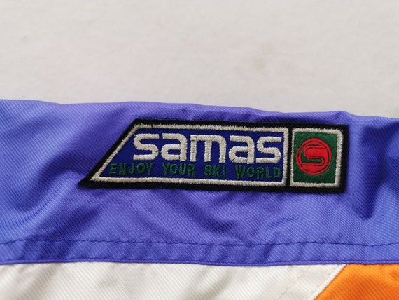 Samas Jacket Vintage 90s Samas Ski Multicolor Win… - image 6