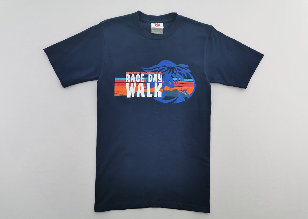 90'S Nike Honolulu Marathon Sports T-shirt Men's XL Vintage /eaa448955