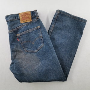 Levis Jeans Vintage 90s Levis Lot 501 Denim Jeans Made In USA Size 36/36x32