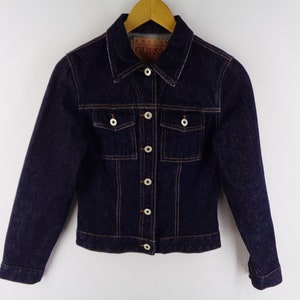 Guess Jacket Vintage Guess Denim Jacket Vintage 90s Guess Made In USA Denim Jacket Womens Size S