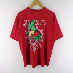 Urawa Red Shirt Vintage Urawa Red Diamond T Shirt Vintage Mitsubishi Urawa Red Diamonds By Nutmeg Mirror Print Tee T Shirt Size L
