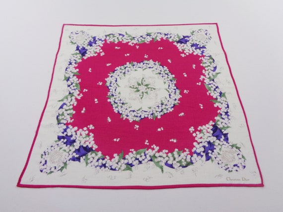 Christian Dior Handkerchief Vintage Christian Dior