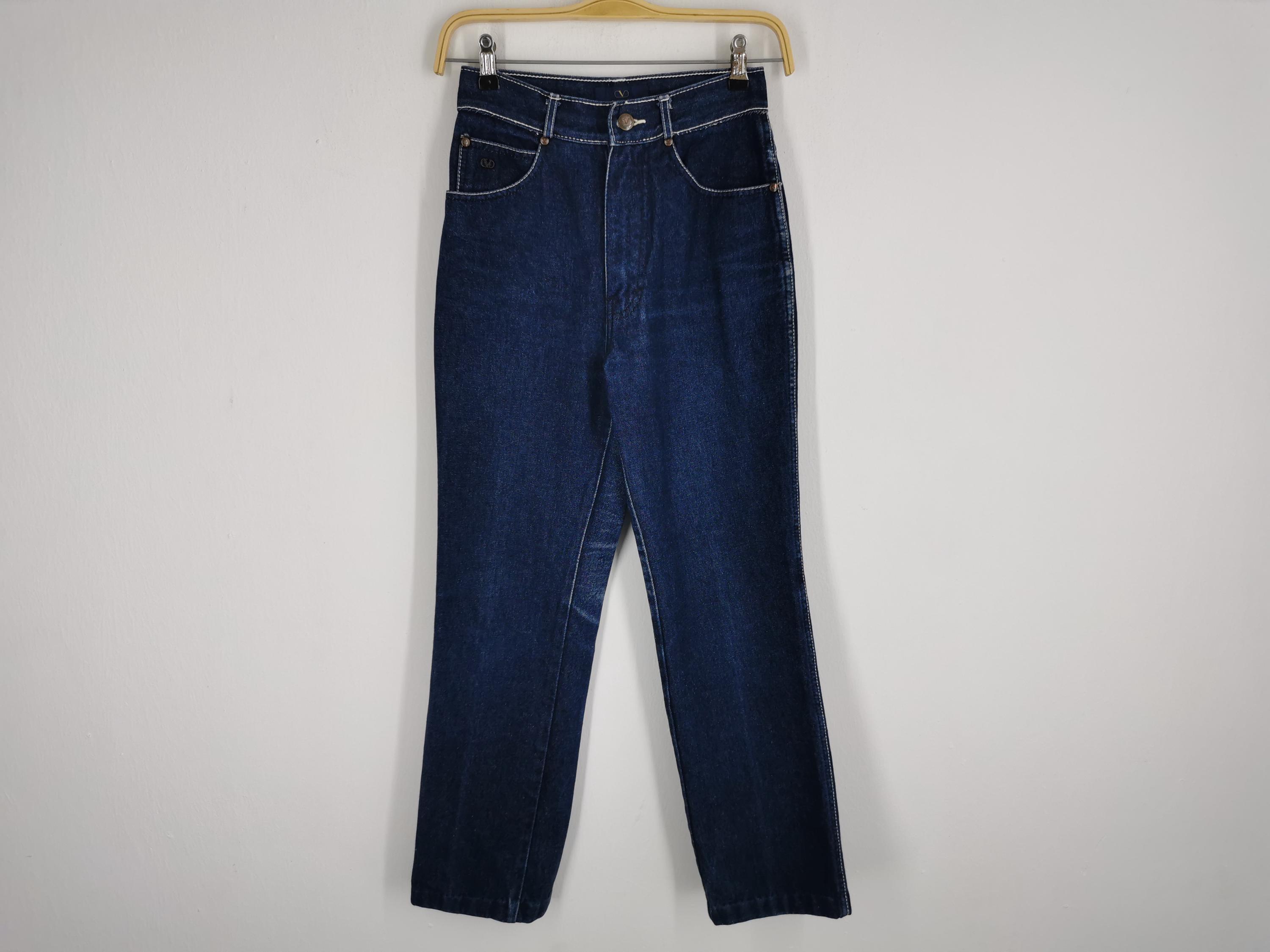 VALENTINO JEANS 　Outer　VINTAGE Vintage Valentino Jeans Blue Denim Pants Made in Italy Size