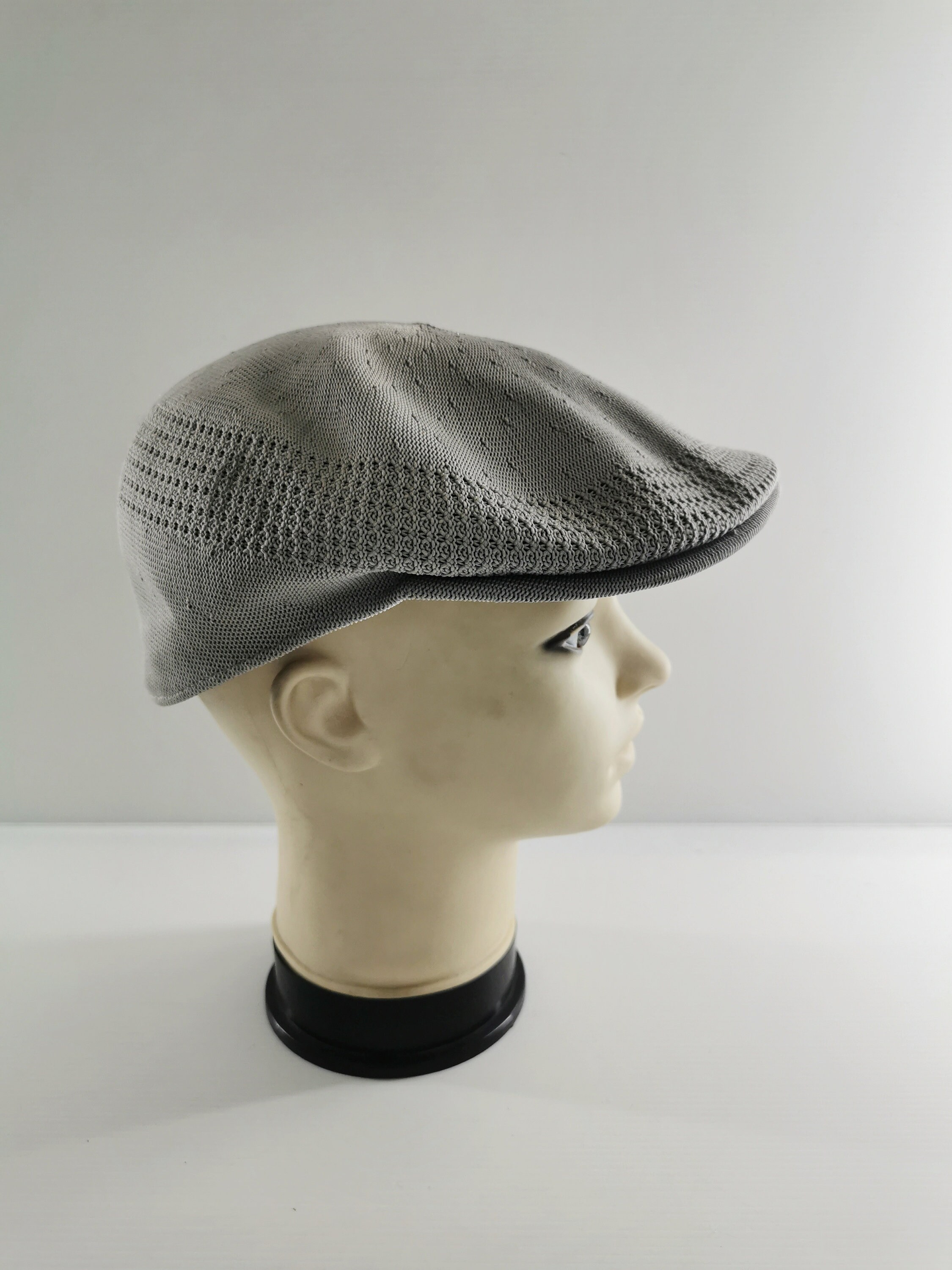 RARE FIND 80s Kangol Reversible Black & Silver Grey Soft