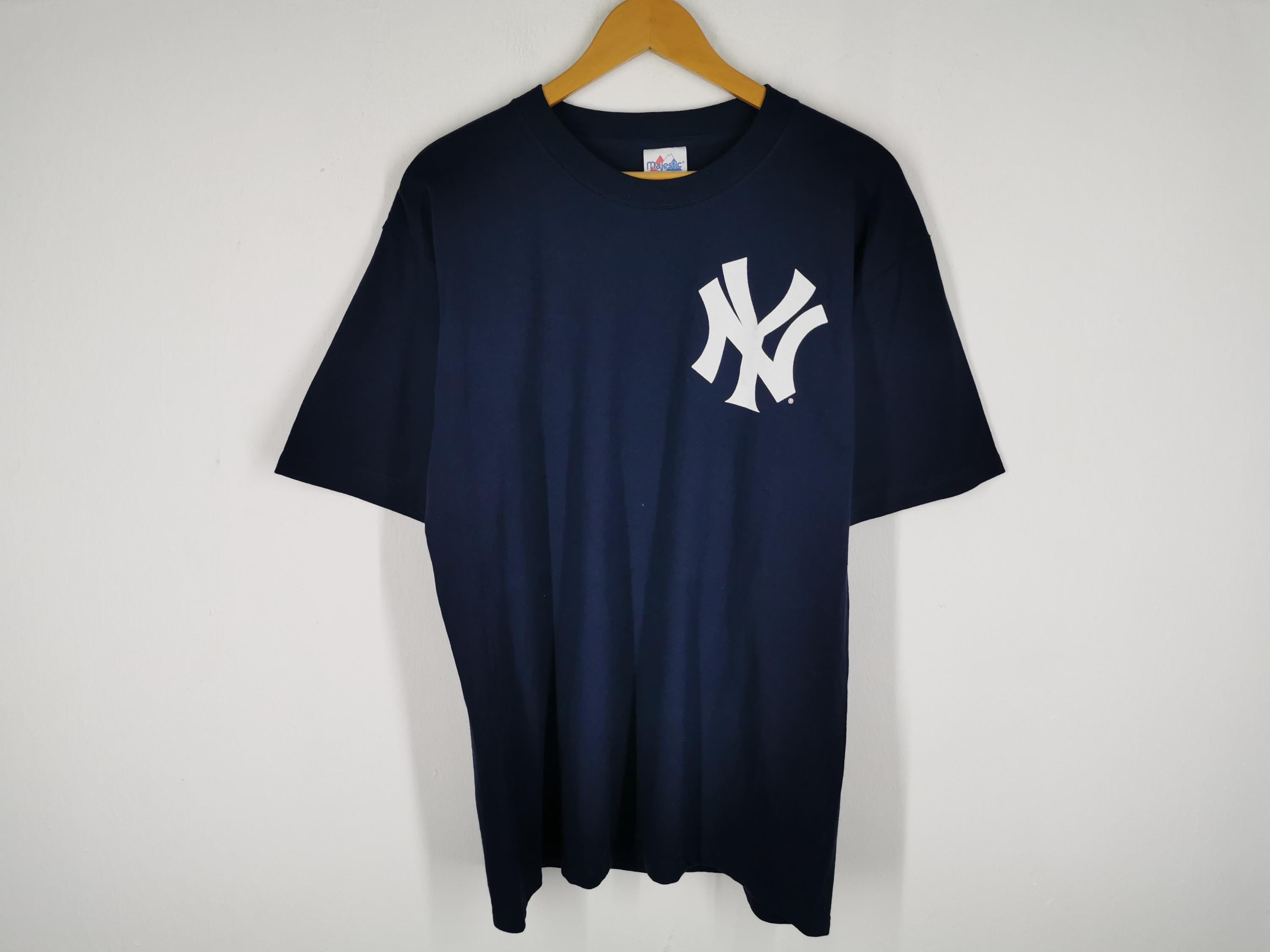 Majestic ニューヨーク・ヤンキース 松井 ＃55 ユニフォーム Tシャツ Majestic - 00s 松井秀喜 55番 ニューヨークヤンキース tシャツ