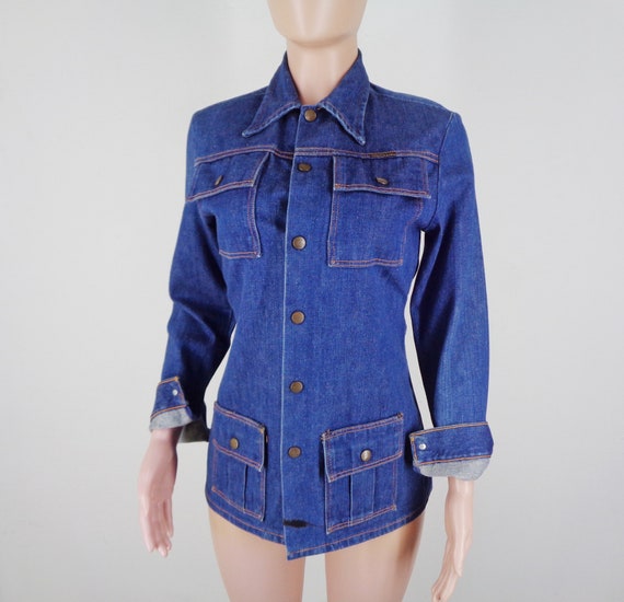 Maverick Jacket Vintage Maverick Denim Jacket Vint