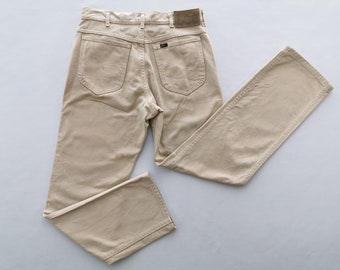 Lee Jeans Distressed Vintage Size 31 Lee Denim Pants Lee Made In USA Color Denim Jeans Size 31/32x29