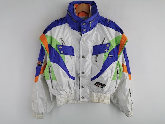 Samas Jacket Vintage 90s Samas Ski Multicolor Win… - image 1