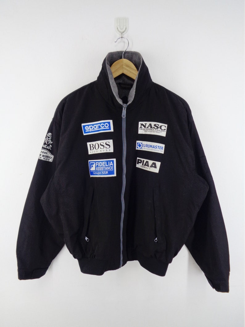 Dakar Rally Jacket Vintage Dakar Sand Works Project Rally Raid by Toyo Tire Jacket Size LL