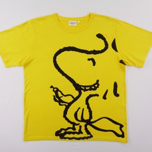 Snoopy Shirt Snoopy T Shirt Snoopy Peanuts Logo Over Print Tee T Shirt Size 5L