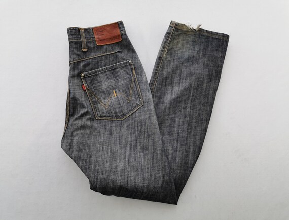 Edwin E Function Jeans Distressed Vintage Size 29… - image 5