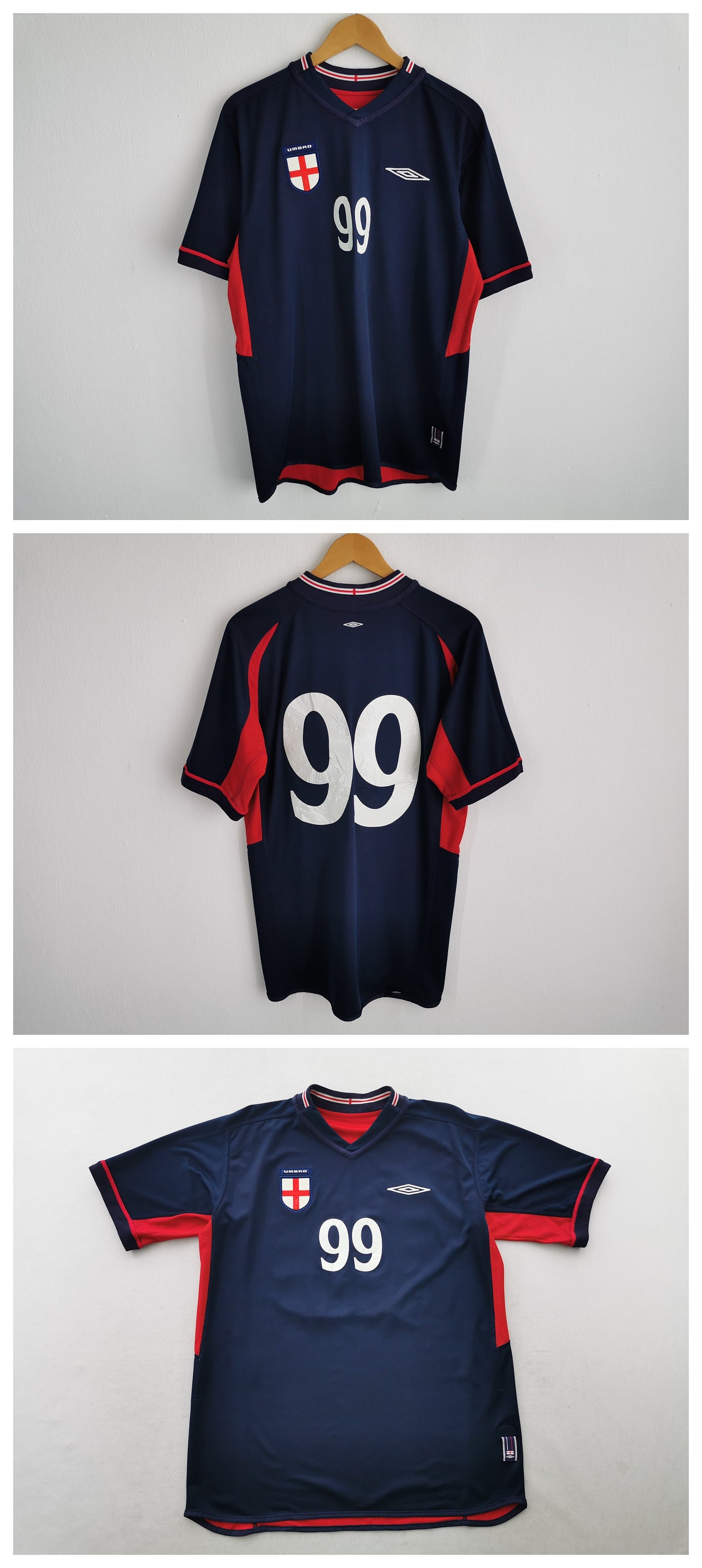 アンブロ フットボールジャージ　2002 イングランド 02年 Umbro 