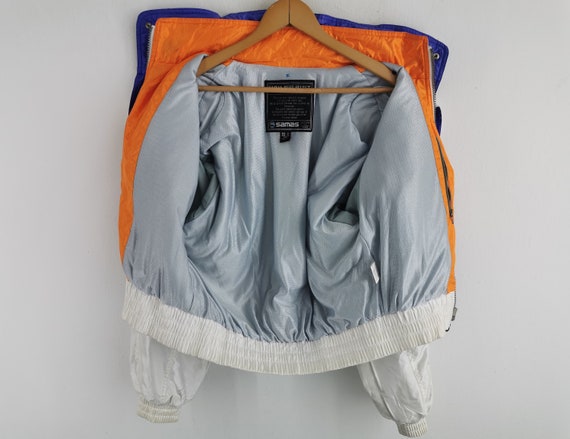 Samas Jacket Vintage 90s Samas Ski Multicolor Win… - image 3