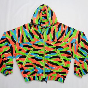 Adidas Jacket Vintage 90s Adidas Made In Japan Multicolor Windbreaker Jacket Size L