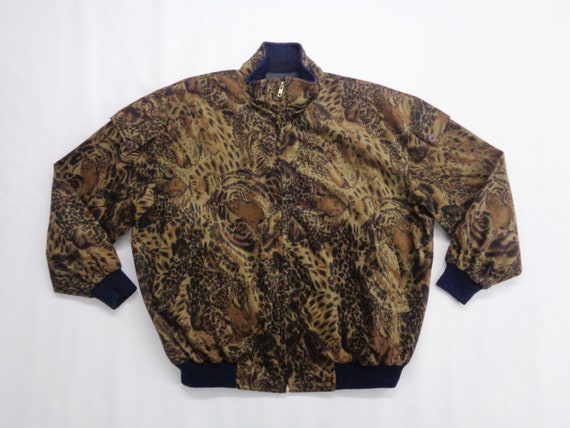 Tiger Jacket Vintage Leopard Jacket Vintage 80s Ti