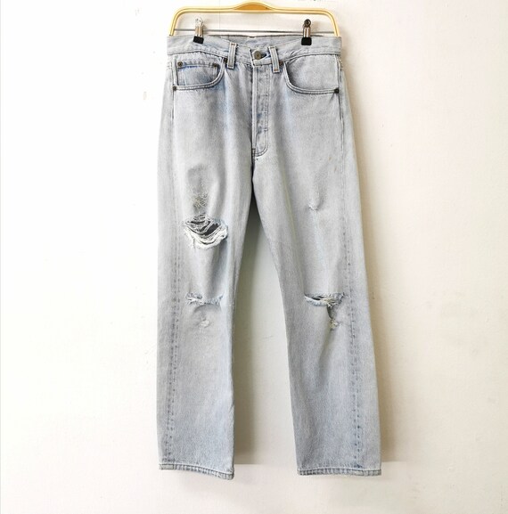 Levis Jeans Distressed Vintage Levis Denim Vintag… - image 3