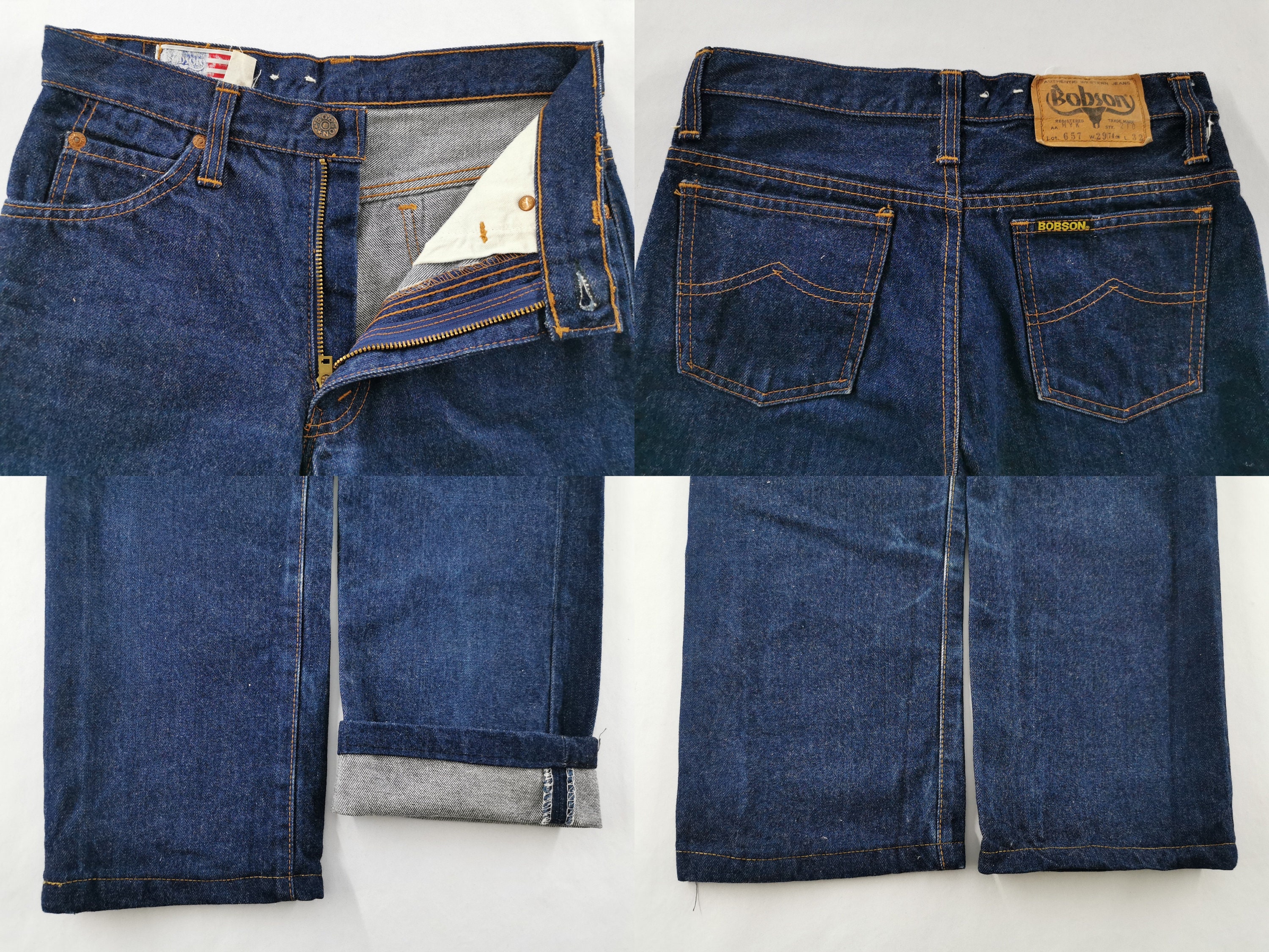 Bobson 657 Jeans Vintage Size 29 Bobson Denim Pants Bobson 657 | Etsy