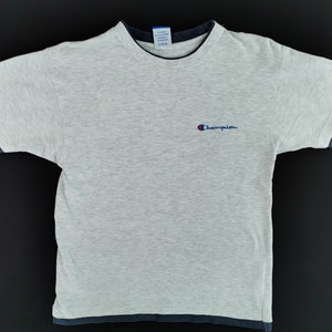 Champion Shirt Vintage Champion T Shirt 90s Champion Logo Tee T Shirt Size S