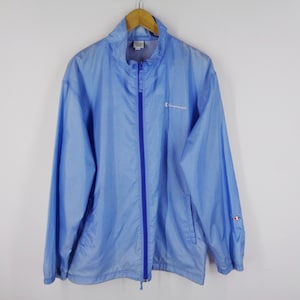 Champion Jacket Distressed Vintage Size Jaspo O Champion Windbreaker 90s Champion Lightweight Windbreaker Jacket Size L/XL
