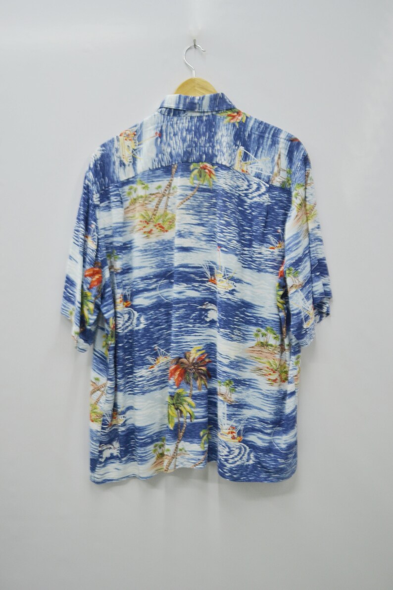 Reyn Spooner Shirt Vintage Reyn Spooner Button Shirt Vintage Reyn Spooner All Over Print Rayon Button Up Hawaii Shirt Size L