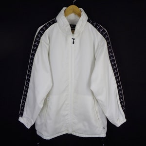 Airwalk Jacket Vintage Airwalk Windbreaker 90s Airwalk Taped Logo Windbreaker Jacket Size L