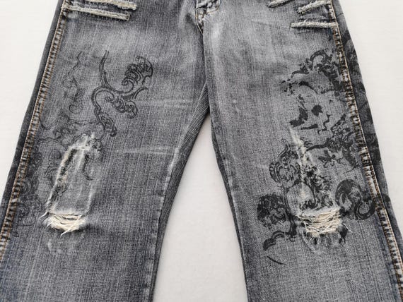 Semantic Design Jeans Size L Semantic Design Embr… - image 8