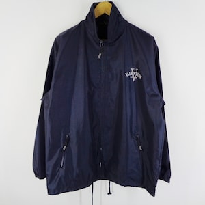 Rodhos Valentino Jacket Vintage Rodhos Valentino Windbreaker Vintage Rodhos Valentino Print Logo Windbreaker Jacket Size M