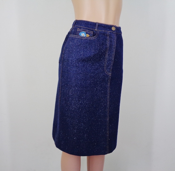 Leonard Skirt Vintage Leonard Fashion Paris Jeans… - image 1