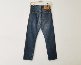 Levis 501 Jeans Distressed Vintage Tamaño 26 Levis Jeans Pantalones Vintage Levis 501 Hecho en USA Denim Jeans Tamaño 25/26x29.5