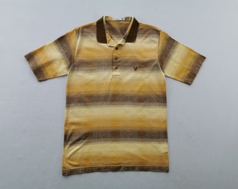 Chemise Lyle & Scott vintage Polo rayé Lyle & Scott Taille M