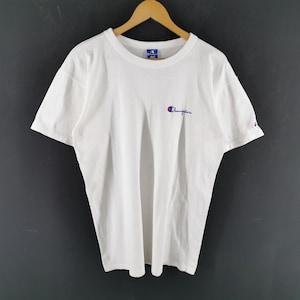 Champion Shirt Vintage Champion Logo Relaxed Tee T Shirt Made In USA Size M