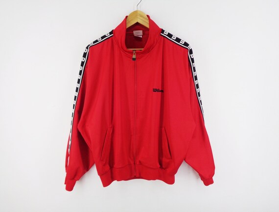 Wilson Jacket Vintage Wilson Track Jacket Vintage 90s Wilson