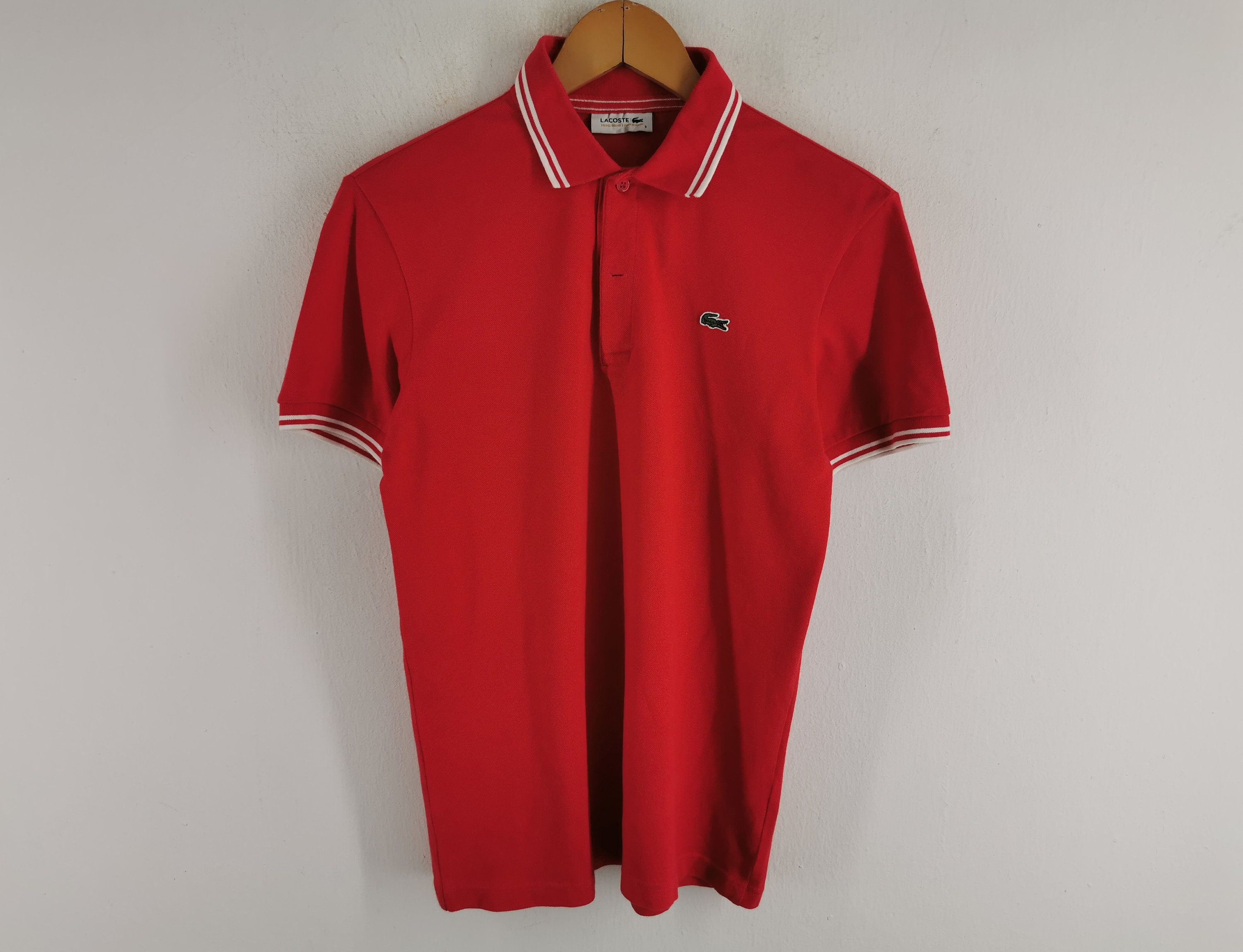 Lacoste Shirt Vintage 90s Size 3 Lacoste Polo Shirt Made in Japan