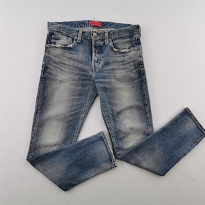 Rote Karte Jeans Vintage Rote Karte Japanische Denim Jeans Made In Japan Größe 34x28