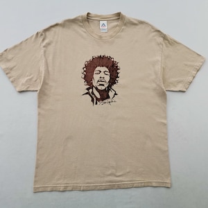 Jimi Hendrix Shirt Vintage Jimi Hendrix American Guitarist Tee T Shirt Size XL