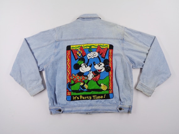 Mickey Mouse Jacket Distressed Vintage Mickey Mous