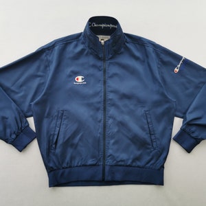 Champion Jacket Vintage 90s Champion Products Made In Japan Windbreaker Jacket Size L