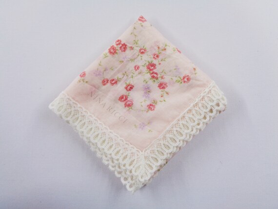 Nina Ricci Handkerchief Vintage Nina Ricci Hanky H