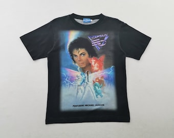 独特な マイケル・ジャクソン T シャツ / 1984 ジャクソンズ ビクトリー ミュージシャン