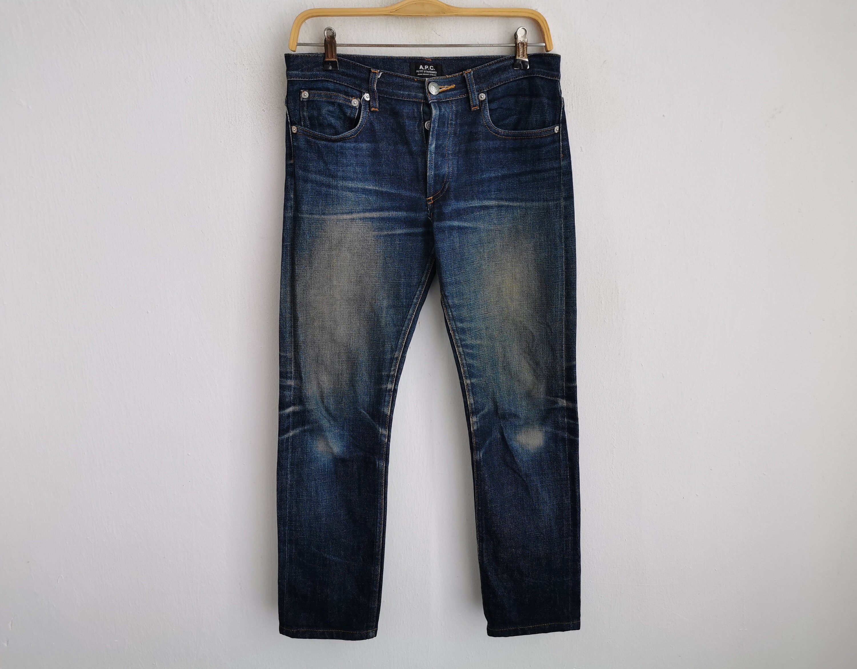 A.P.C ヴィンテージ A.P.C. Distressed Jeans Vintage 90s Size 27 A.P.C. Selvedge